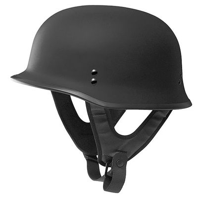 ZOAN GLOCK SOLID HALF FACE HELMET MATTE BLACK
