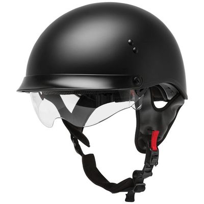 GMAX HH-65 TWIN FULL DRESSED HALF HELMET MATTE BLACK