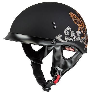 GMAX HH65 CORVUS MT HALF HELMET ORANGE