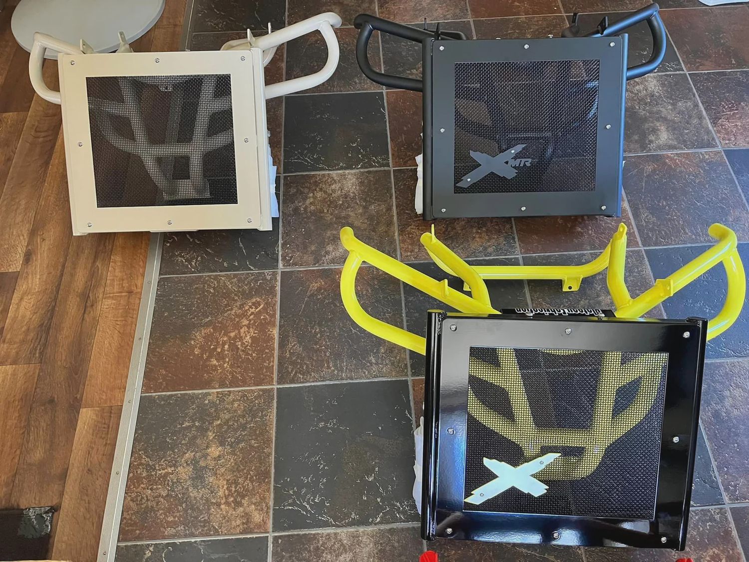 Can-am Renegade XMR plateau fab bumper and rad relocate kit