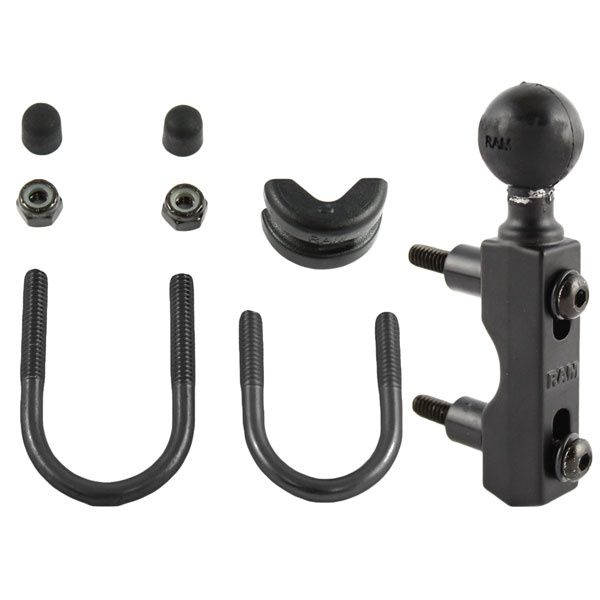 RAM Motorcycle Brake/Clutch Reservoir &amp; Handlebar Ball Base Single Ball