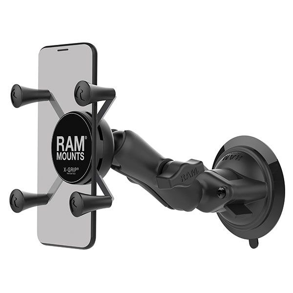 RAM MOUNTS TWIST-LOCK SUCTION CUP X-GRIP PHONE MOUNT STANDARD