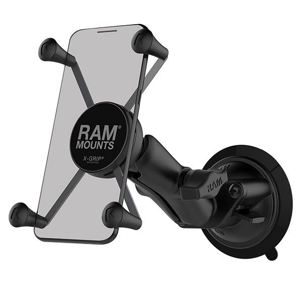 RAM MOUNTS TWIST-LOCK SUCTION CUP X-GRIP PHONE MOUNT LARGE