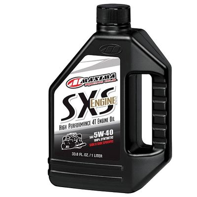 Maxima Racing Oils SXS Engine 100% Syntheticetc Oil 5W40, Size: 1 Liter