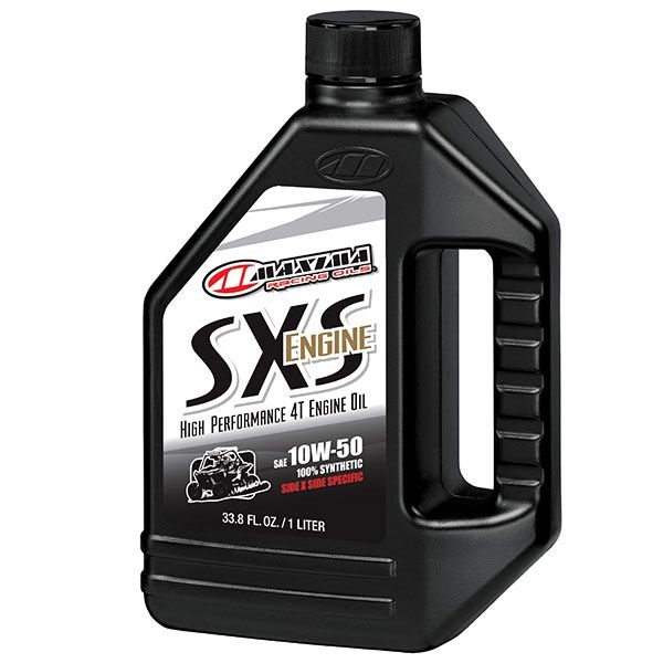 Maxima Racing Oils SXS Engine 100% Syntheticetc Oil 10W50, Size: 1 Liter