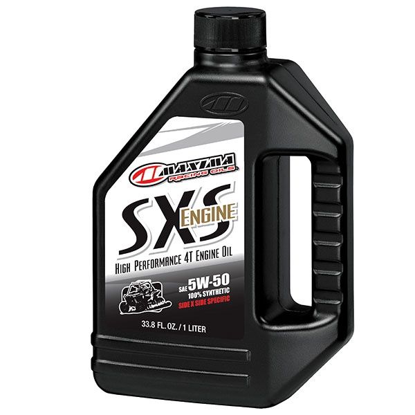 Maxima Racing Oils SXS Engine 100% Syntheticetc Oil 5W50, Size: 1 Liter