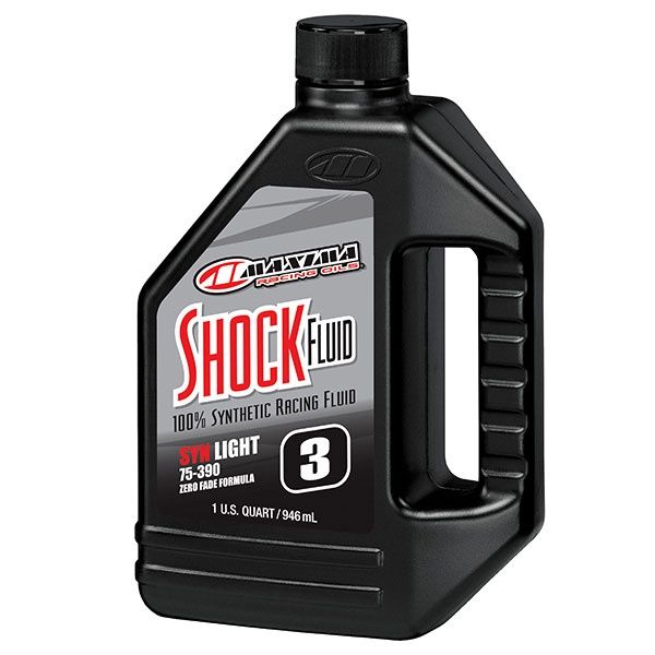 Maxima Racing Oils Synthetic Shock Oil Lite 3Wt., Size: 1 Quart