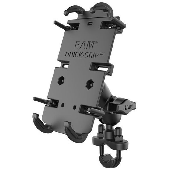 RAM MOUNTS QUICK-GRIP PHONE MOUNT HANDLEBAR BASE XL