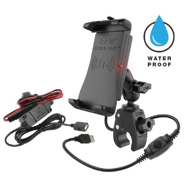 RAM MOUNTS QUICK-GRIP WIRELESS CHARGER TOUGH CLAW MNT &amp; MC HARDWARE