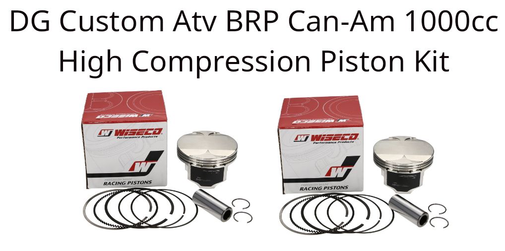 DG Custom Atv Can-Am Outlander/Renegade 1000 High Compression Piston Kit, Do you need a base gasket &amp; head gasket?: No