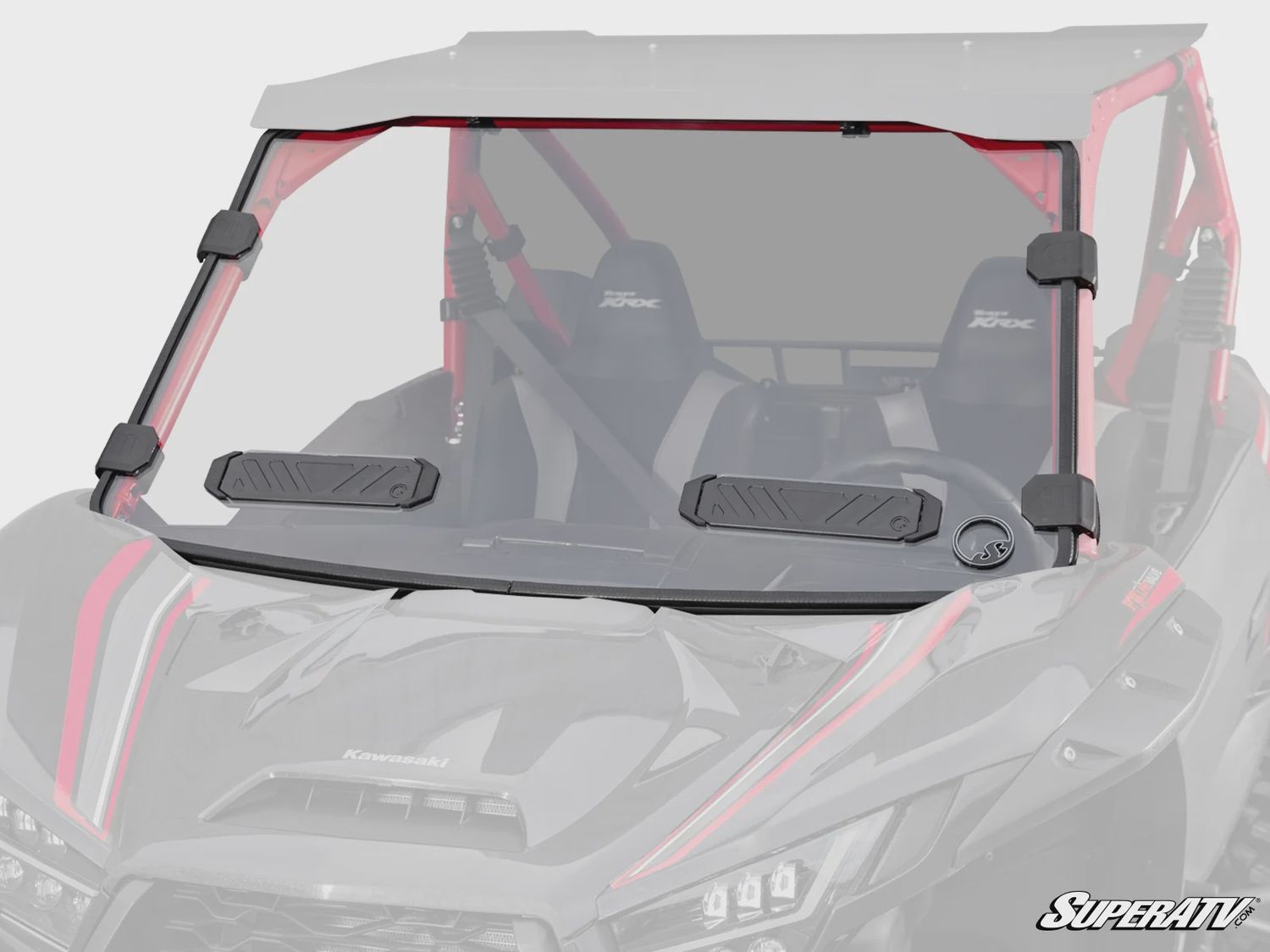 SuperatvKawasaki Teryx KRX 1000 Scratch Resistant Vented Full Windshield