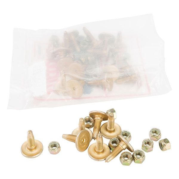 WOODY&#39;S GOLD DIGGER TRACTION MASTER STUD &amp; NUT KIT, Size: 0.875&quot;, Quantity: 24/pkg
