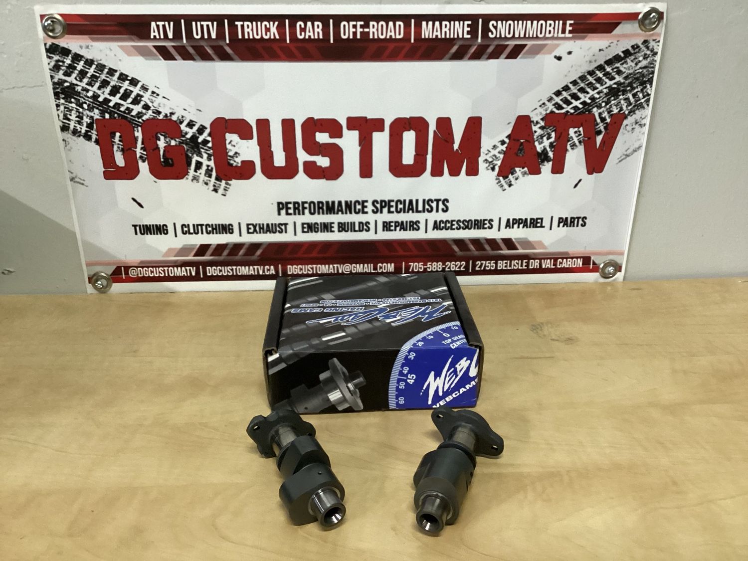 DG CUSTOM ATV BRUTE FORCE CAMSHAFTS (2)