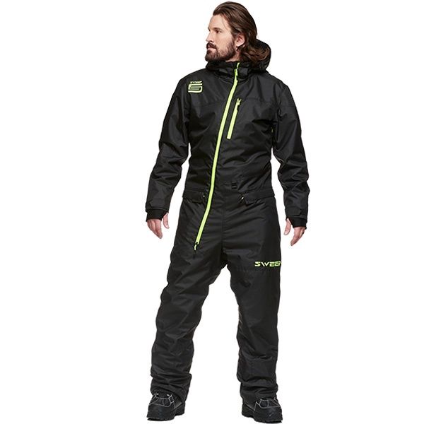 SWEEP MEN&#39;S INVERSION MONOSUIT BLACK/HIGH-VISIBILITY