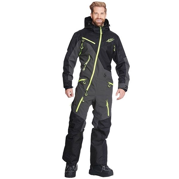 SWEEP MEN&#39;S LIGHT SNOWCORE EVO 3.0 MONOSUIT BLACK/GREY