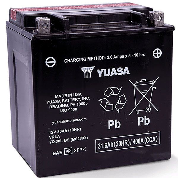 BATTERY YUASA YIX30L-BS