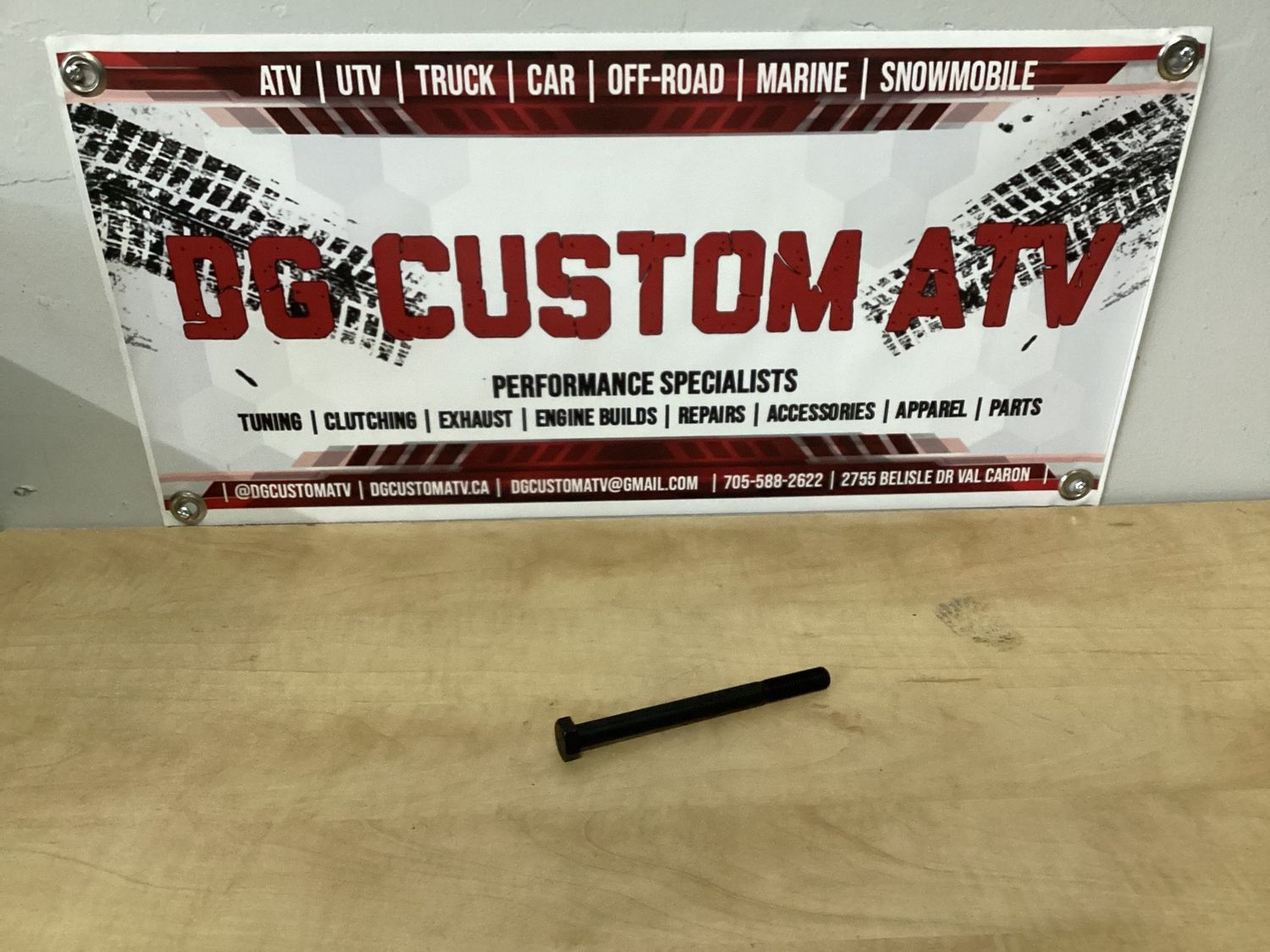 DG Custom Atv  HD Clutch Bolts - Can Am Outlander/Renegade, Option: Primary clutch bolt
