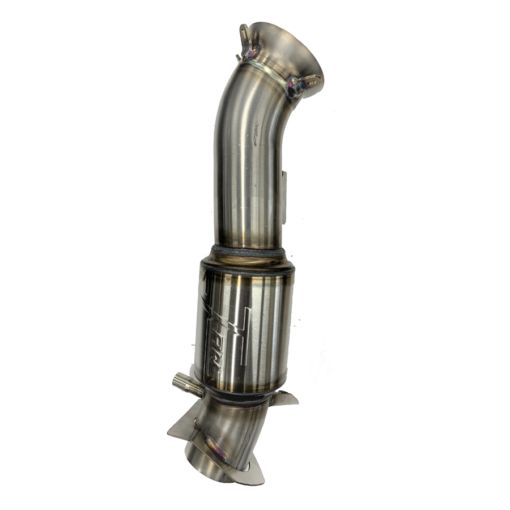 JAWS EXHAUST ROWDY MUFFLER STAINLESS STEEL - SKI-DOO 850 E-TEC TURBO R GEN 5