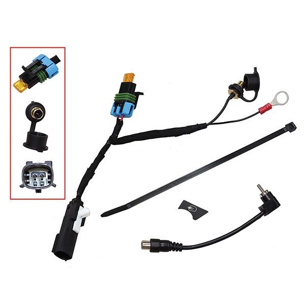 SPX HEATED VISOR PLUG KIT SKI-DOO/LYNX