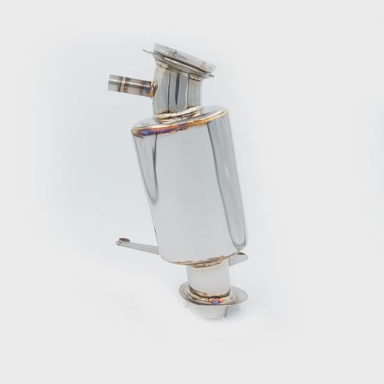BIKEMAN PERFORMANCE POWDER LITE EXHAUST - SKI-DOO 850 E-TEC TURBO R GEN 5, Material: Stainless