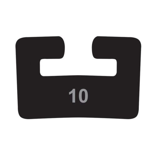 Graphite Black slider - PROFILE 10 A-C 66.00 &quot;