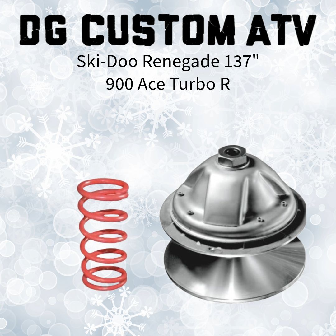 DG Custom Cvtech Clutch Kit - Ski-Doo Renegade 137&quot; 900 Ace Turbo R (Precision EFI Stage 2), WITH HELIX: No, WITH CLUTCH PULLER: No, WITH QRS SECONDARY CLUTCH COMPRESSOR TOOL: No