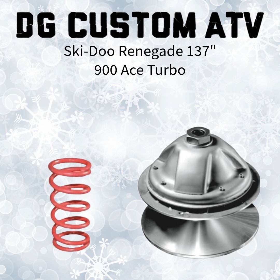 DG Custom Clutch Kit - Ski-Doo Renegade 137&quot; 900 Ace Turbo (Precision EFI Stage 1), WITH HELIX: No, WITH CLUTCH PULLER: No, WITH QRS SECONDARY CLUTCH COMPRESSOR TOOL: No