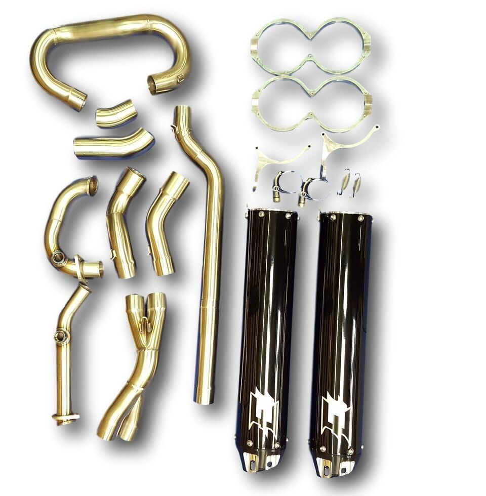Empire Industrial Full Dual Exhaust System - Kawasaki Brute force 650/750