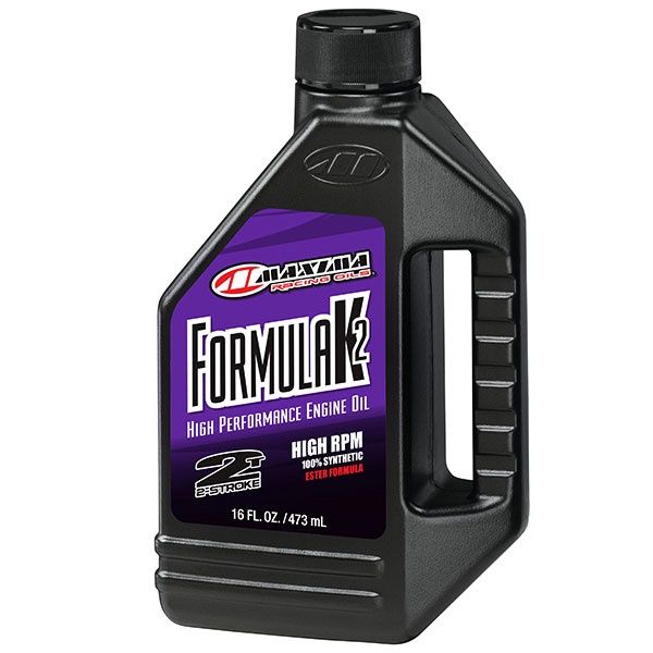 Maxima Racing Oils Formula K2 Synthetic Premix 2 Stroke Oil, Size: 16oz Bottle