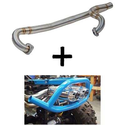 RJWC Header + Empire Industries Slip On Dual Exhaust Combo - Can-Am Renegade XMR G2