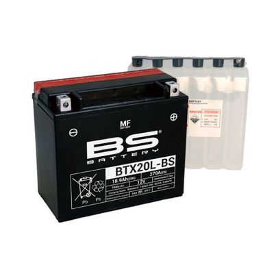 BS BATTERY BTX20L-BS MAINTENANCE FREE 12V