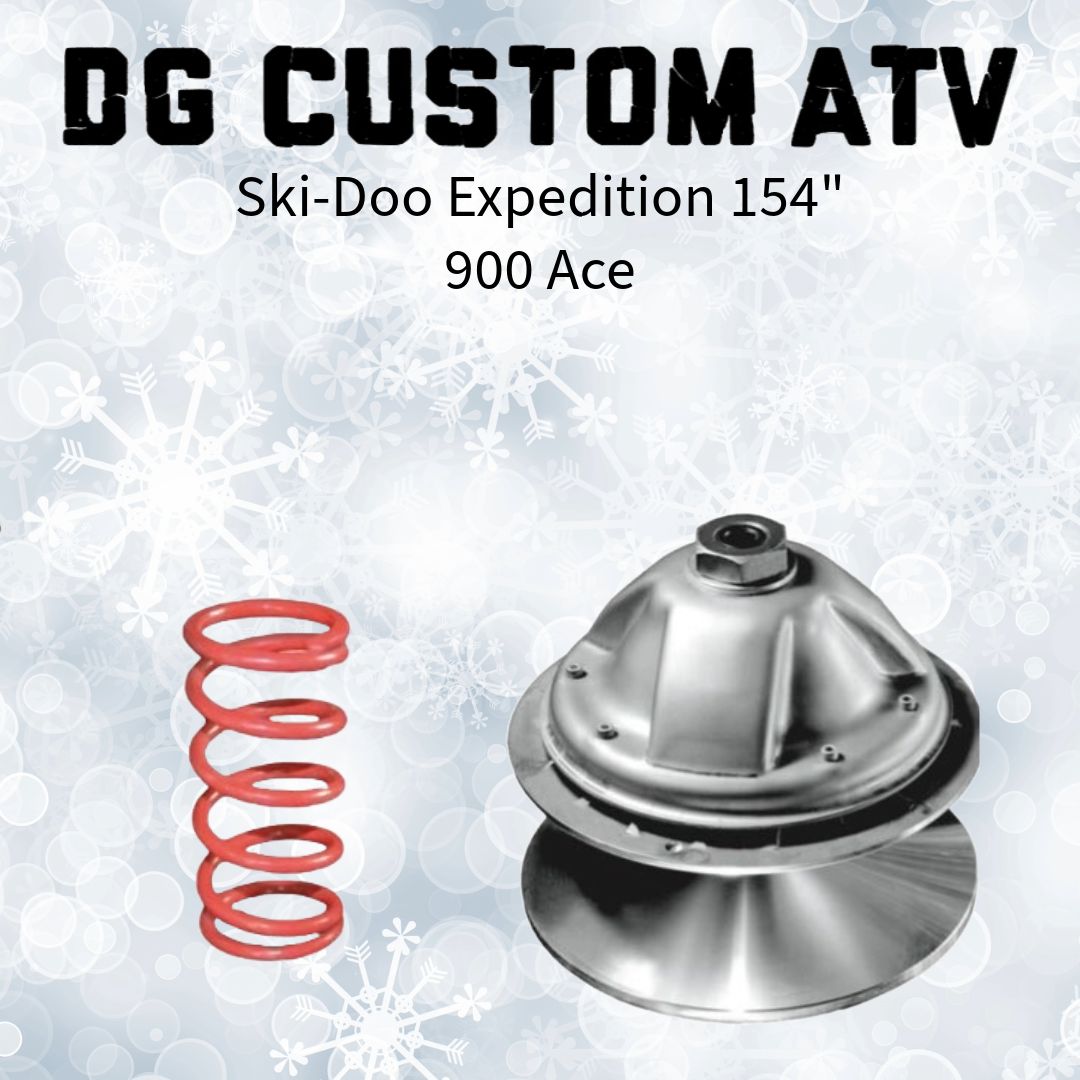 DG Custom Clutch Kit - Ski-Doo Expedition 154&quot; 900 Ace (Stock), WITH HELIX: No, WITH CLUTCH PULLER: No, WITH QRS SECONDARY CLUTCH COMPRESSOR TOOL: No