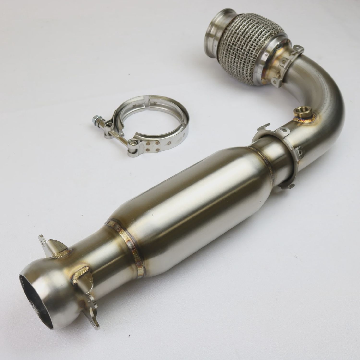 EVOLUTION POWERSPORTS Can-Am Maverick X3 Turbo Race Bypass Pipe With Bullet Muffler