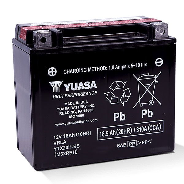 YUASA AGM Battery YTX20H-BS