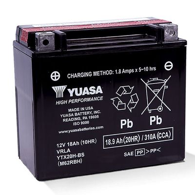 YUASA AGM Battery YTX20H-BS