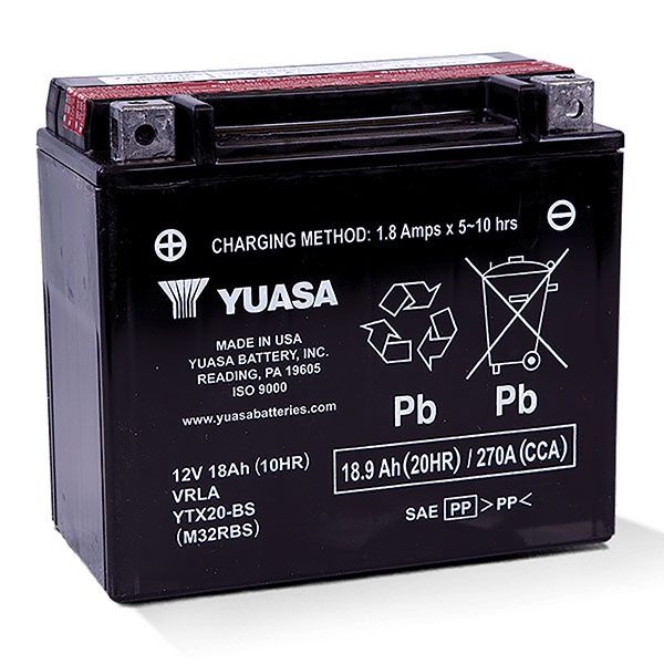 YUASA AGM Battery YTX20-BS