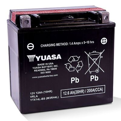 YUASA AGM Battery YTX14L-BS