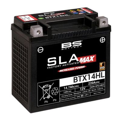 BS BATTERY BTX14HL SLA MAX FACTORY ACTIVATED