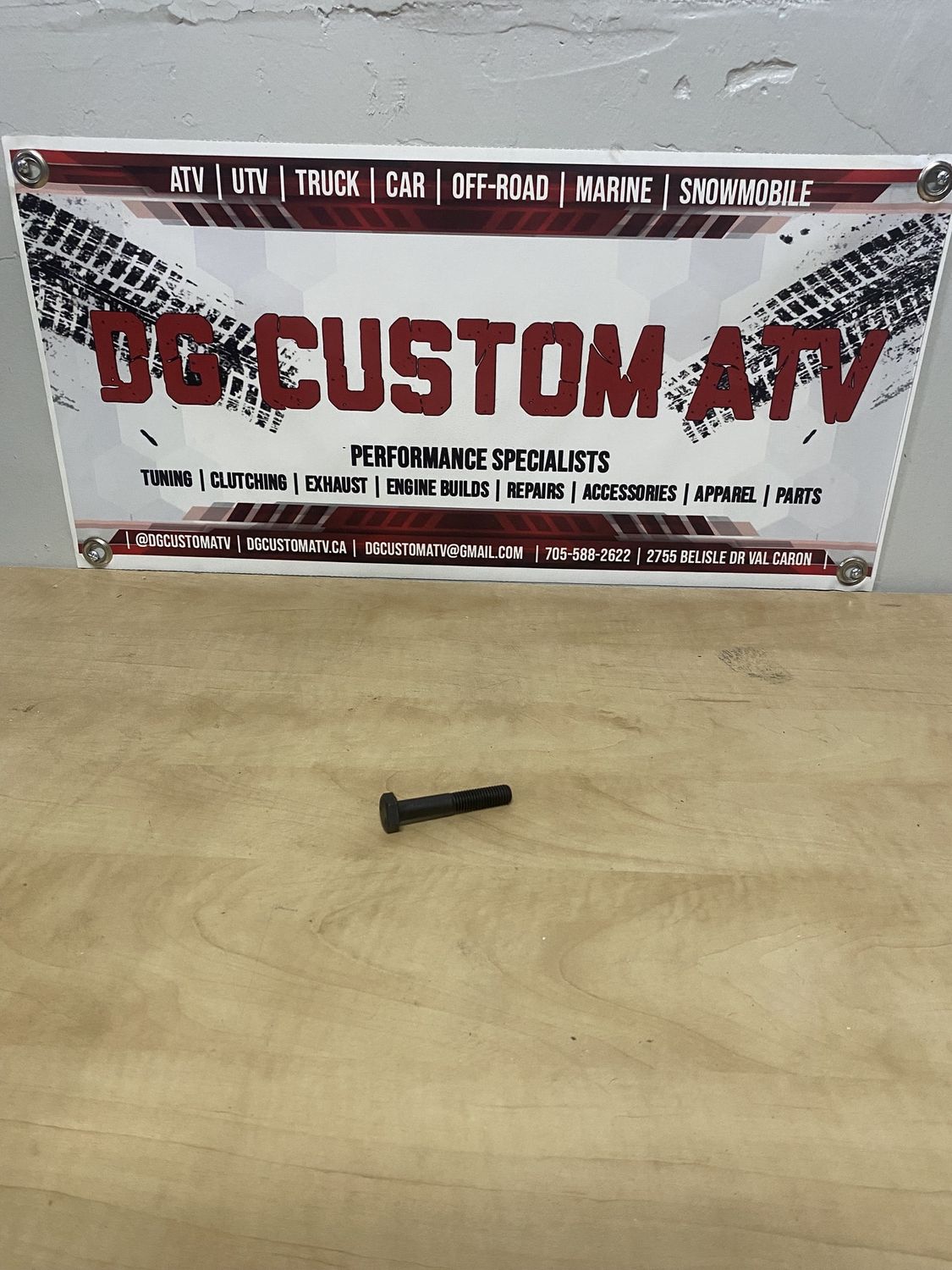 DG Custom Atv HD Secondary Clutch Bolt - Can Am Maverick X3 / Defender HD10/HD8