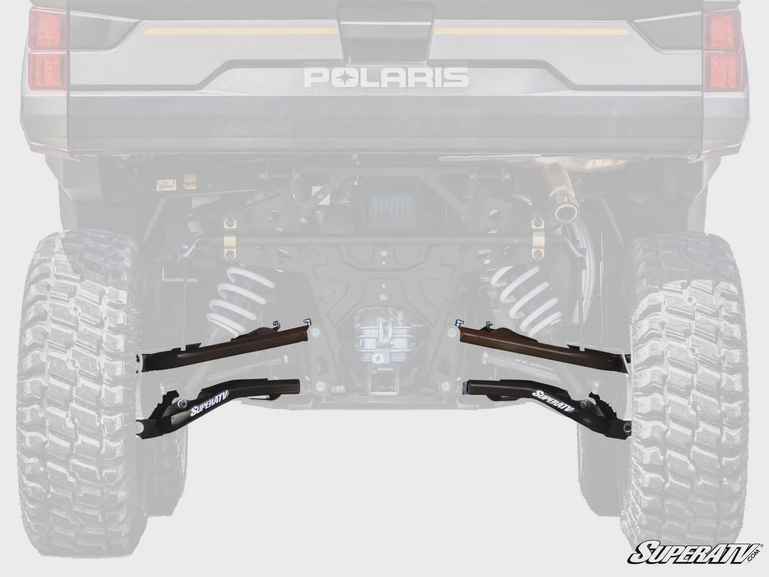 Superatv High-Clearance Rear Offset A-Arms - Polaris Ranger XP 1000