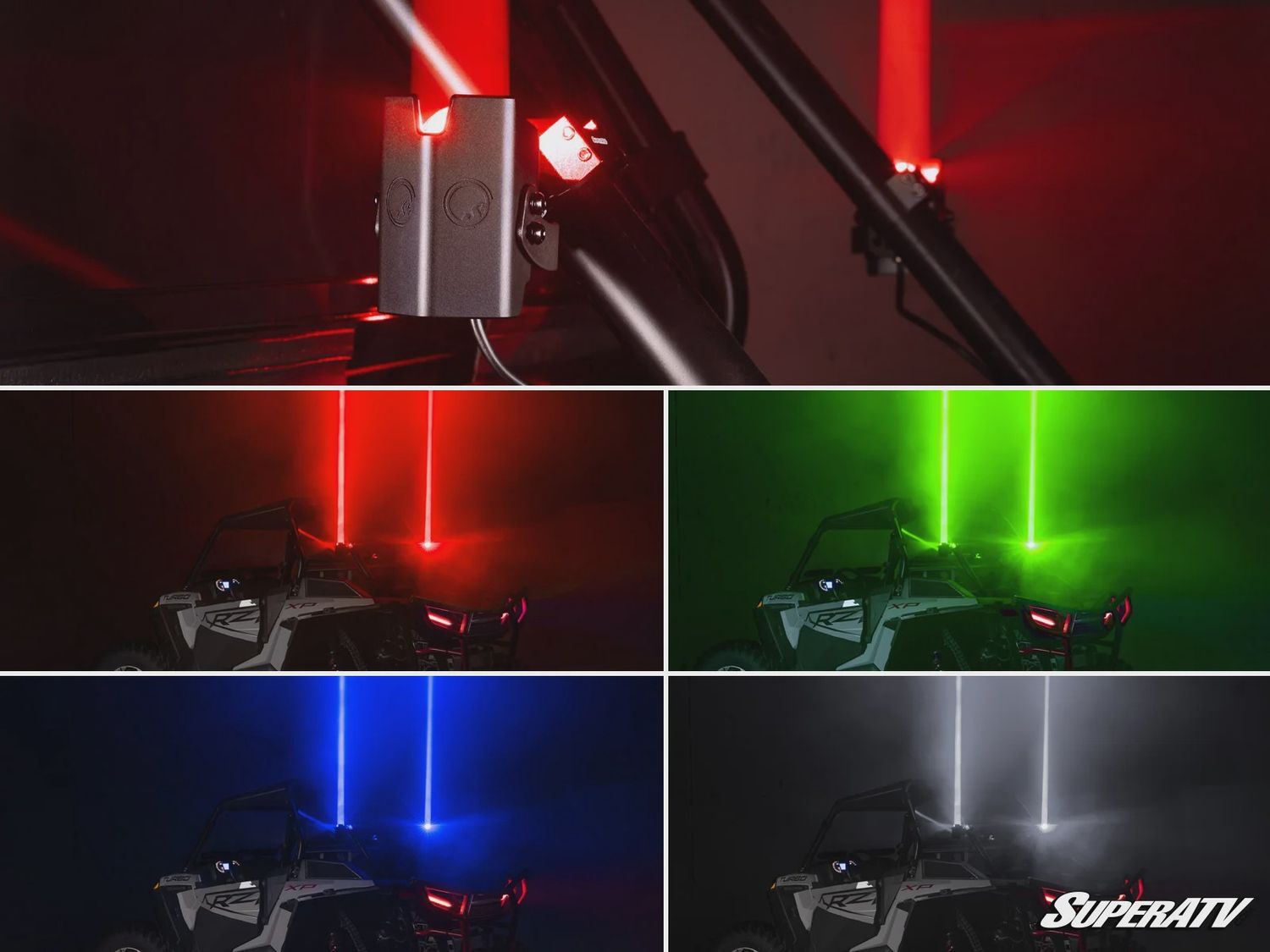 Superatv LED Laser Whip Lights