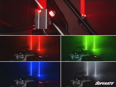 Superatv LED Laser Whip Lights