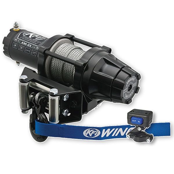 KFI ASSAULT SERIES WINCH 2500LBS STEEL CABLE