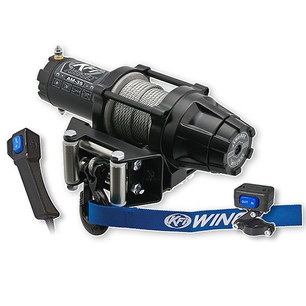 KFI ASSAULT SERIES WINCH 3500LBS STEEL CABLE