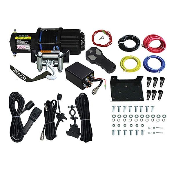 BRONCO GENERATION 2 4500LBS WINCH &amp; REMOTE