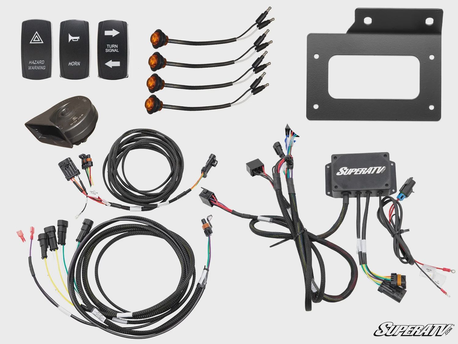 Superatv Kawasaki Teryx KRX 1000 Deluxe Plug &amp; Play Turn Signal Kit