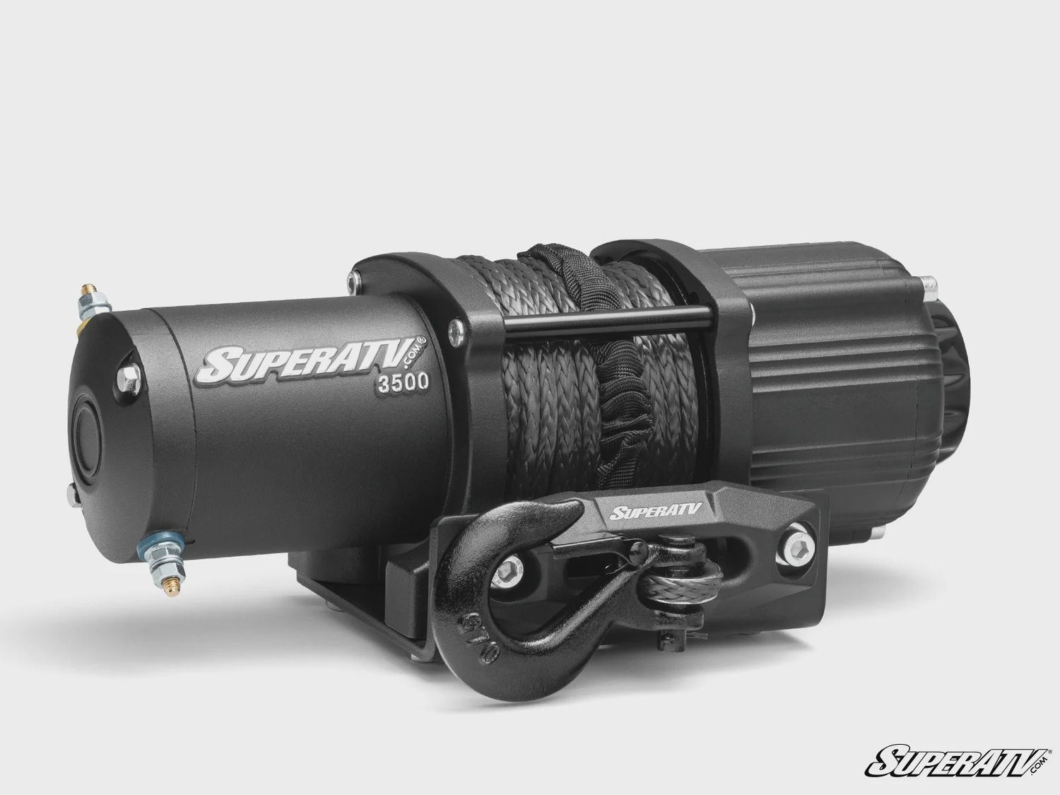 Superatv 3500 Lb. UTV/ATV Winch (With Wireless Remote &amp; Synthetic Rope)