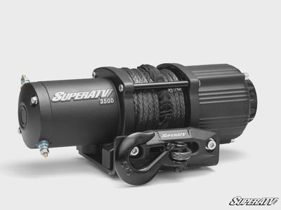 Superatv 3500 Lb. UTV/ATV Winch (With Wireless Remote &amp; Synthetic Rope)