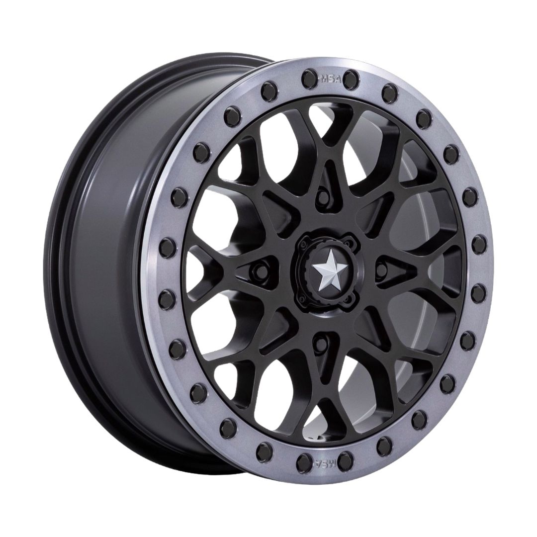 MSA Portal Beadlock Wheel (Satin Black With Gray Tint Ring)