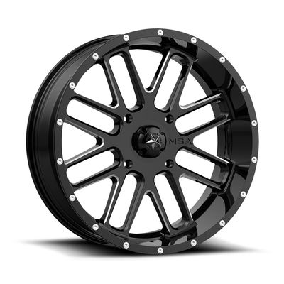 MSA Bandit Wheel (Gloss Black Milled)